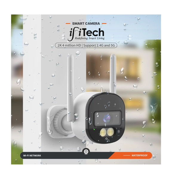 ifitech smart camera packaging with raindrop effect