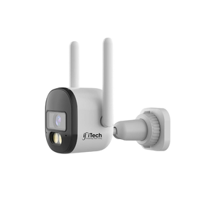 Wireless camera with antennas on a white background, branded 'ifitech'.