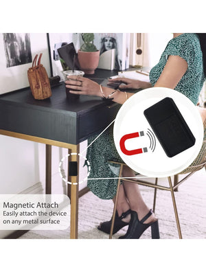 IFITech Magnetic Mini Rechargeable Hidden Voice Recorder with Auto Call Receiver Ideal for Lectures, Meetings, Interviews