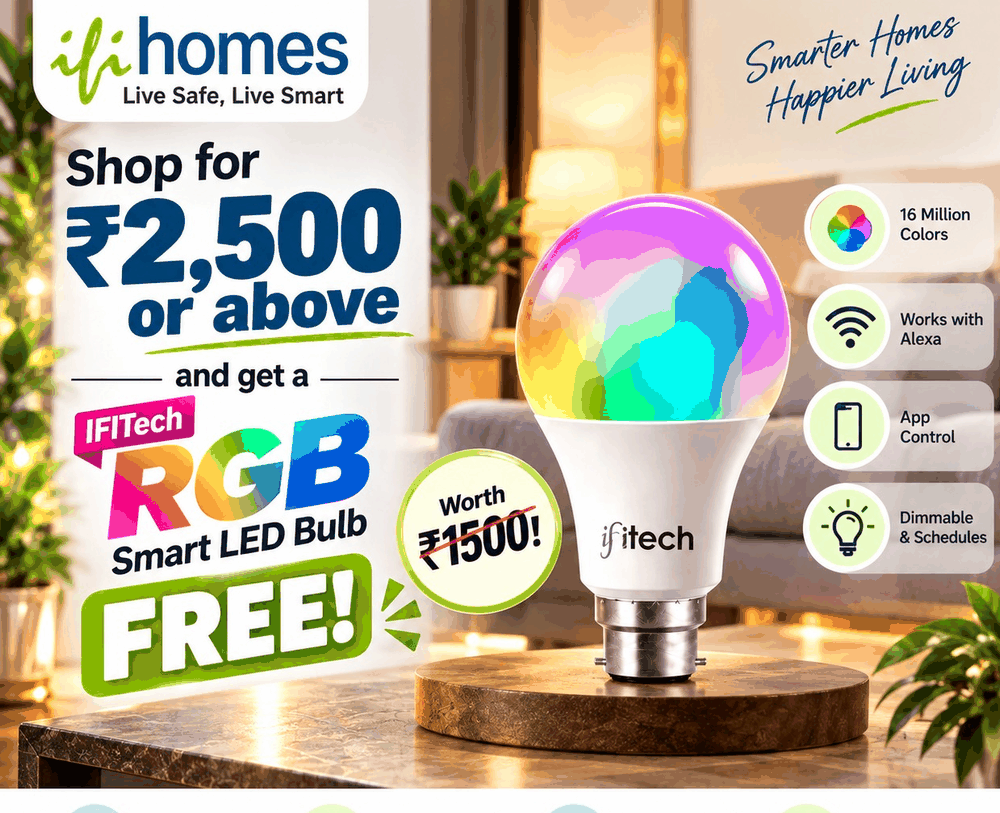 IFITech RGB Smart LED Bulb Offer