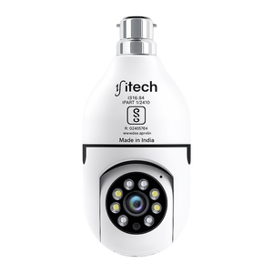 IFITech 2MP HD Wi-Fi Pan/Tilt Bulb Camera - V380 App