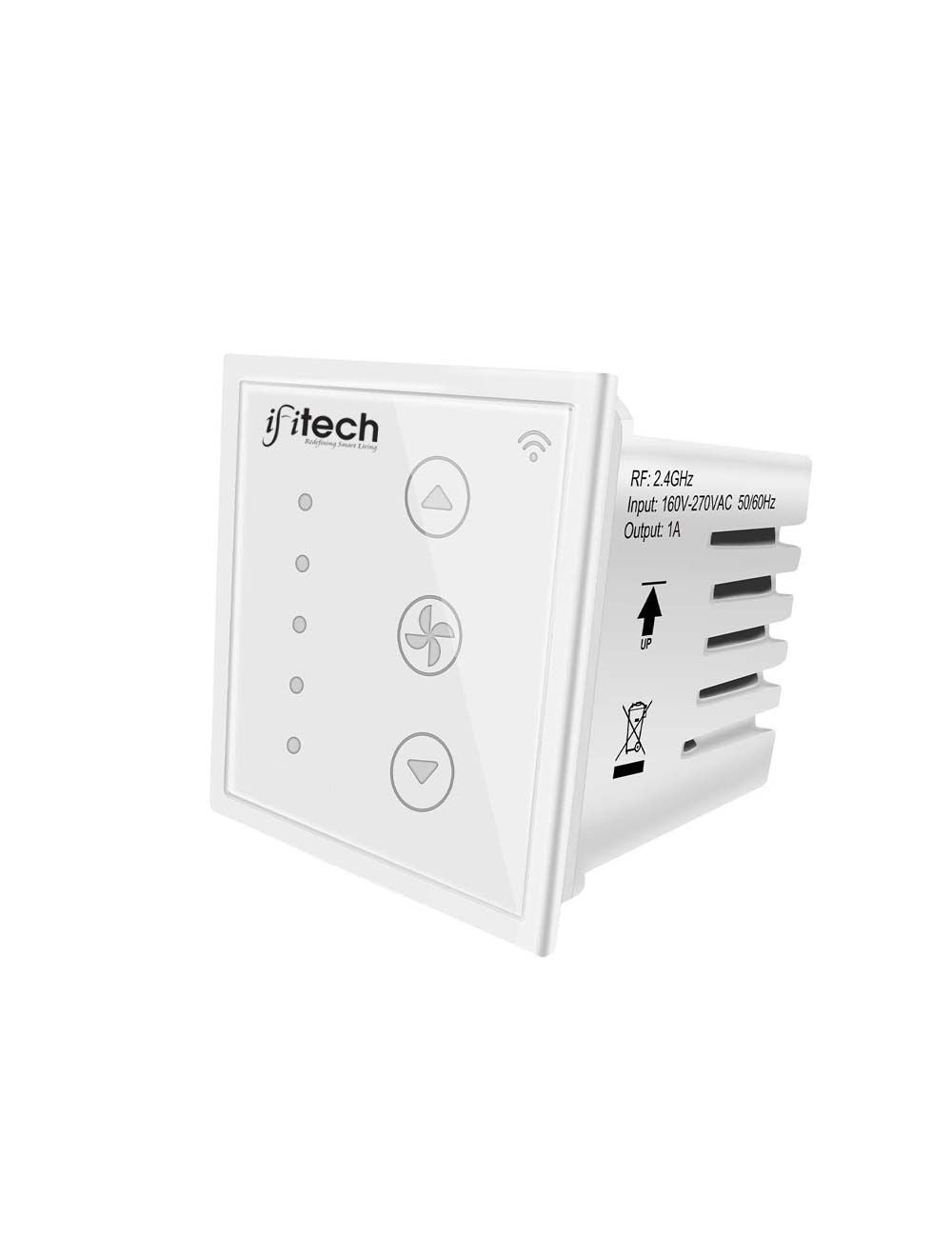 IFITech  Smart WiFi Touch Switch - Fan (Dimmer) |  Compatible  with Alexa/Google Home | APP Control