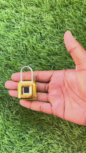 IFITech Fingerprint Lock – Smart Padlock with Keyless Biometric Access (USB Rechargeable)