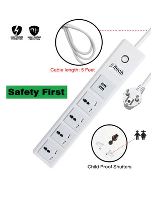 Surge Protector Smart Extension Lead Alexa IFITech WiFi Smart