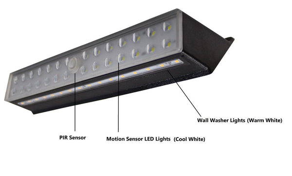 IFITech · Dual Lighting · Motion Sensor Wall Light - Cool White