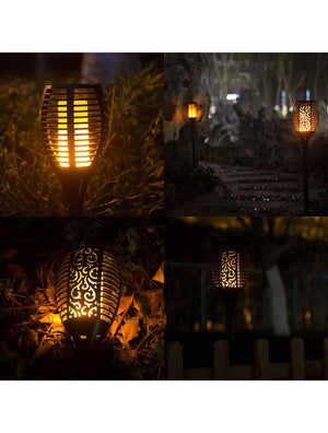 IFITech Flickering Flames Torch Light | Garden Decoration Lights- Pack of 2