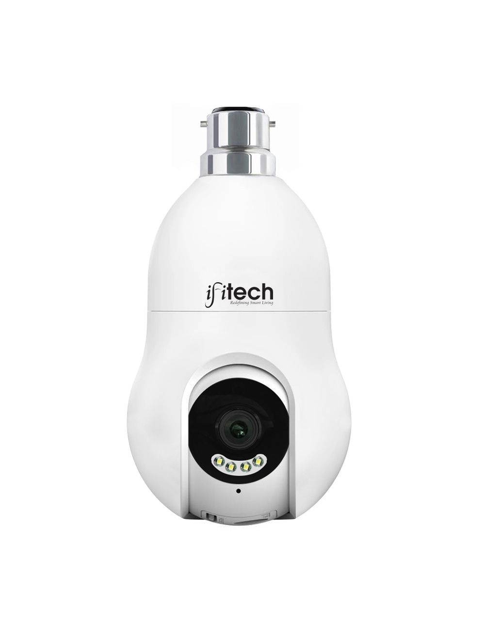 IFITech Bulb Shape Indoor HD 1080P (2MP) CCTV WiFi Camera