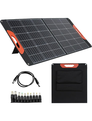 IFITech 120W Portable Waterproof Foldable Solar Panel Charger | Portable Power Station