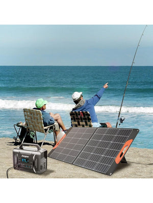 IFITech 120W Portable Waterproof Foldable Solar Panel Charger | Portable Power Station