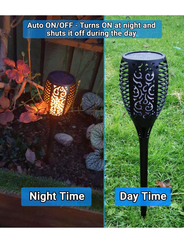 IFITech Flickering Flames Torch Light | Garden Decoration Lights- Pack of 2